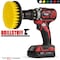Drillstuff Bathroom Accessories - Cleaning Supplies - Drill Brush - Cleaning 5in-S-Y-QC-DS - alternate 2